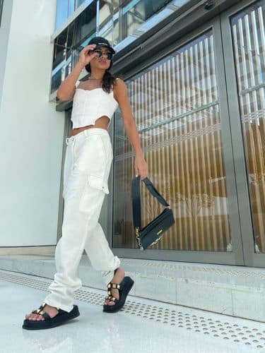 Calça cargo costura dupla - Imagem 4