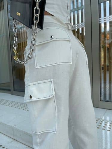 Calça cargo costura dupla - Imagem 6