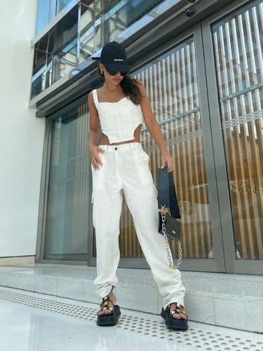 Calça cargo costura dupla - Imagem 3