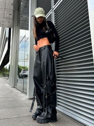 Calça cargo street couro - Imagem 7