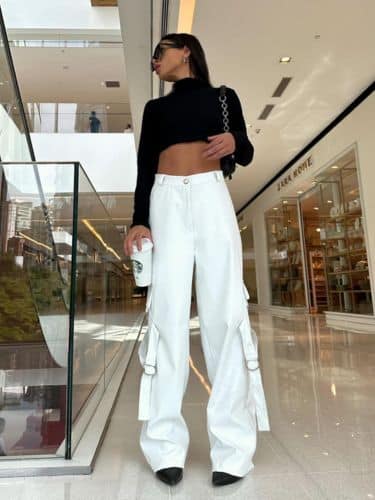 Calça cargo street couro - Imagem 4