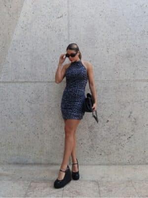 Dress tule cavado nas costas