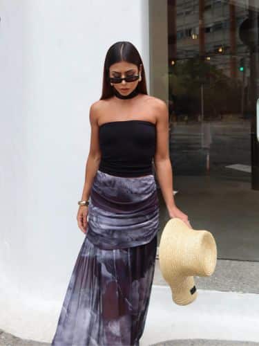 Saia longa em tule - Imagem 8