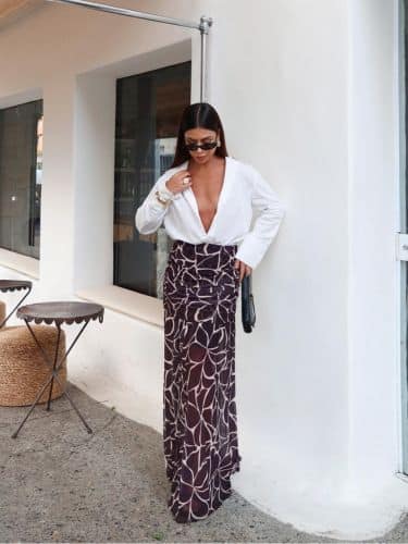 Saia longa em tule - Imagem 4