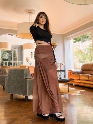 Saia longa em tule - Imagem 10